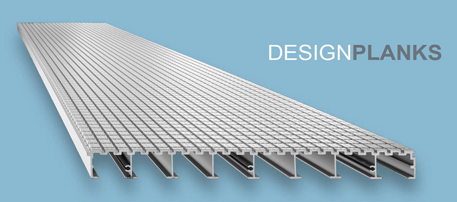Design Planks aus Aluminium der WMH GROUP GERMANY